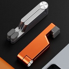 V Shaped Aluminum Phone Stand Foldable Adjustable Angle For Smartphones Tablets