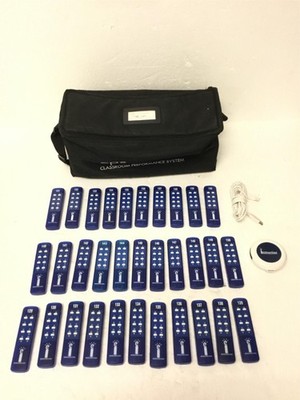 Set of 32 E-Instruction Cps Participant Clicker w/ Receiver And Bag Included