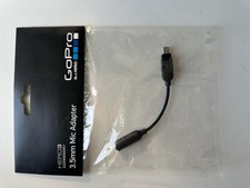 GOPRO 3.5MM MIC ADAPTER HERO3 3 HERO4 Microphone Audio Mic Sound Plug Cable Cord