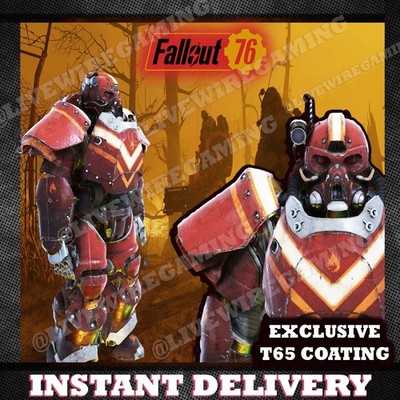 Fallout 76 Heat-Eater Power Armor Paint Coat (Pringles) - Rare Collectible