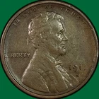 1911-S Lincoln Wheat Cent Almost Uncirculated AU Coin #41544