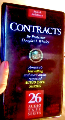 SUM &SUBSTANCE CONTRACTS LAW AUDIO TAPE-26 ON THE AUDIO TAPE SERIES 4 CASSETTES