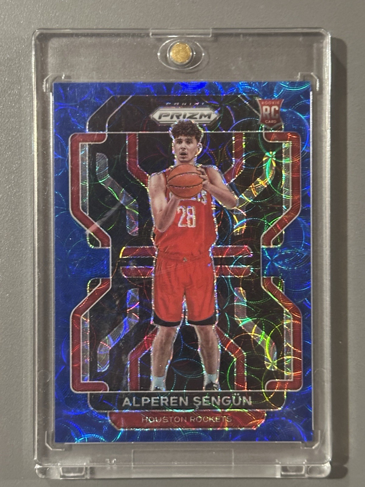 Alperen Sengun 2021 Rookie Prizm Blue Choice /39 Houston Rockets! Baby Jokic!