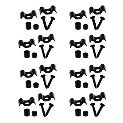8Pairs Yootones Guitar String Trees Retainer Guides Compatible Black 