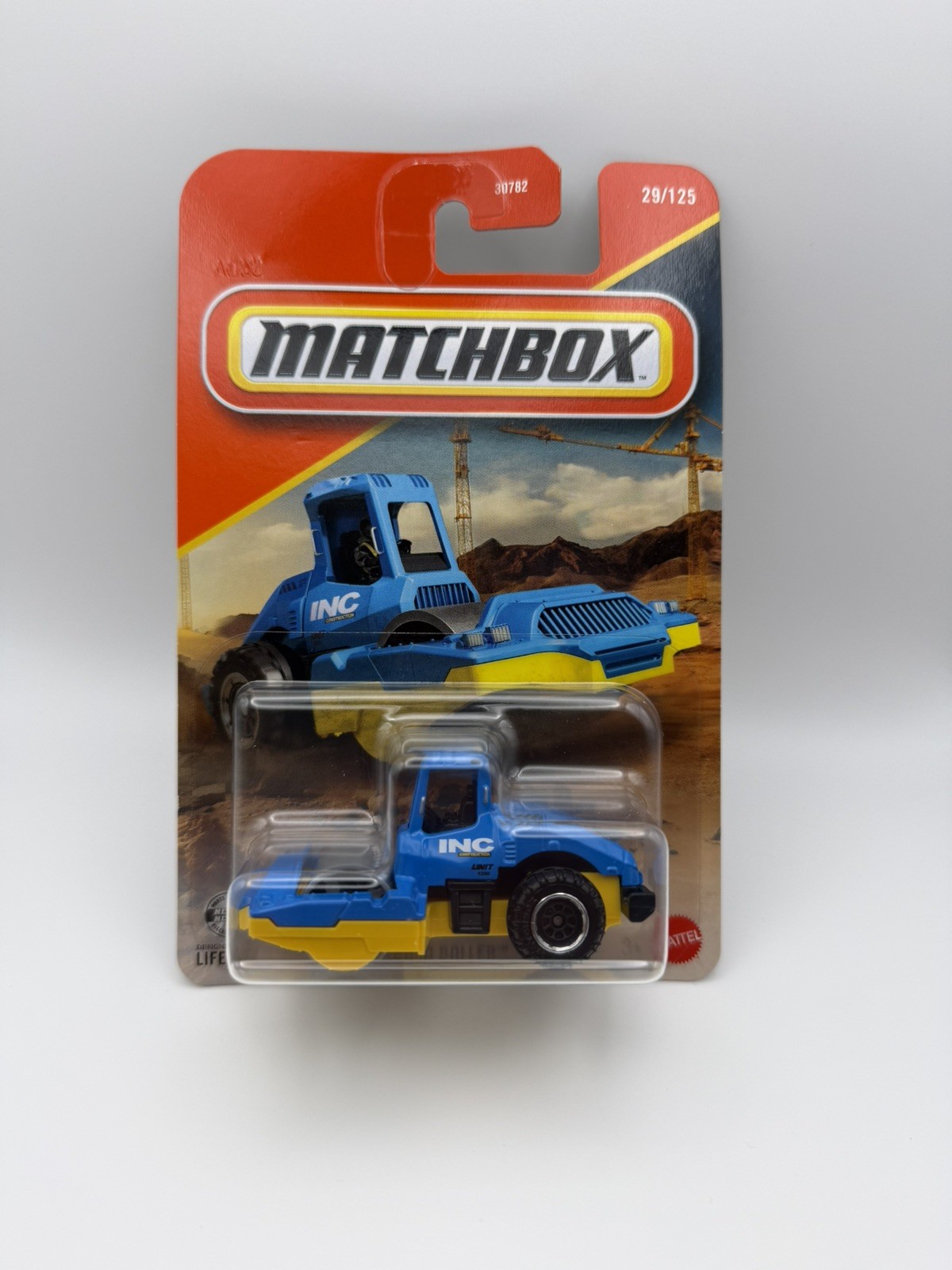 Road Roller 29/125 Matchbox 2026 JHN20 MBX Construction blue INC Construction