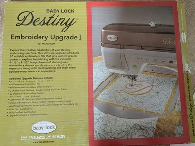 BABY LOCK DESTINY EMBROIDERY UPGRADE I BLDY-U