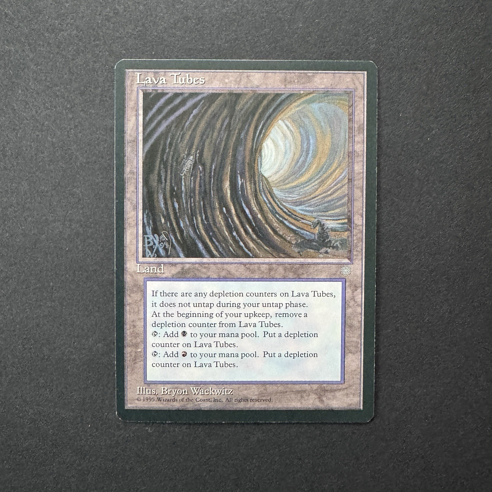 *** Lava Tubes Ice Age *** NM+ NEVER PLAYED MTG Magic 1995 VINTAGE FAST SHIPPING