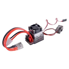 Low Voltage ESC Brushed Speed Controller With Cooling Fan For RC Car Truck Boat