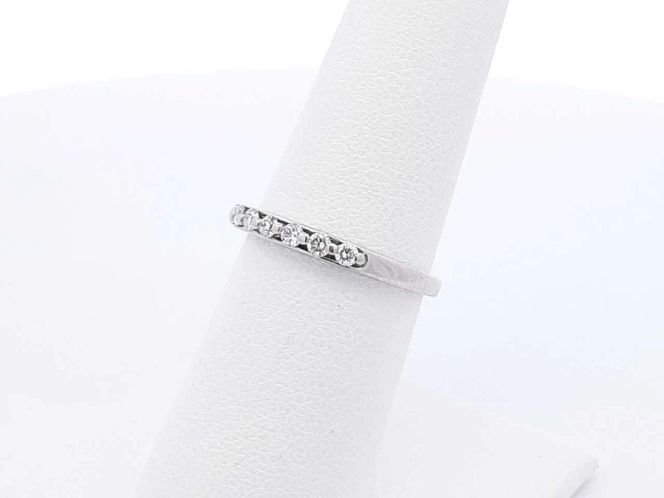 0.42 Cttw Diamond & 14k Gold Anniversary Ring 2.1 Grams Size 6.75 Fw0825lozdu - Image 2 of 4