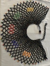 Zulu beaded Handmade bib necklace or choker.