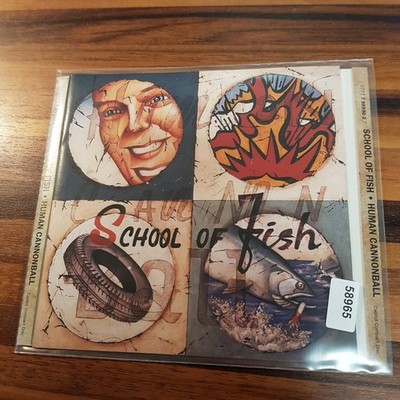 SCHOOL OF FISH human cannonball VG/VG+ (CD Album, Rock, Capitol)