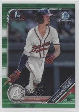 2019 Bowman Draft Chrome Green Refractor 62/99 Braden Shewmake #BDC-59 0p45