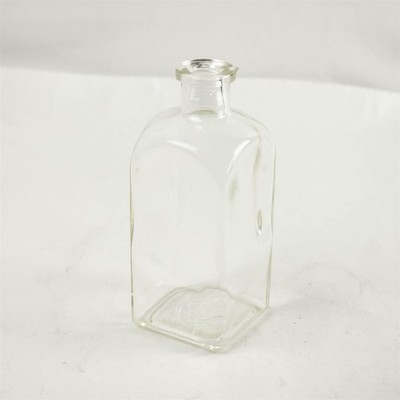 アンティーク　スクエアガラス瓶 Vintage Square Clear Glass Apothecary Bottle 7in Thick Glass | eBay