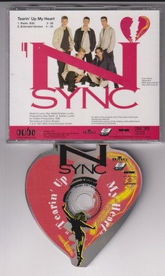 'N SYNC   Tearin' Up My Heart - Limited Edition 2 Track SHAPE Single CD 1997