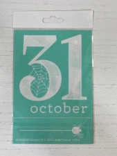 NEW “October 31” Chalk Couture Chalk Transfer Stencil Size A RETIRED
