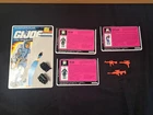 Vtg Lot G.I. Joe Sub-Zero 2 Payload 1 Countdown Filecard Misc Weapons Parts NR