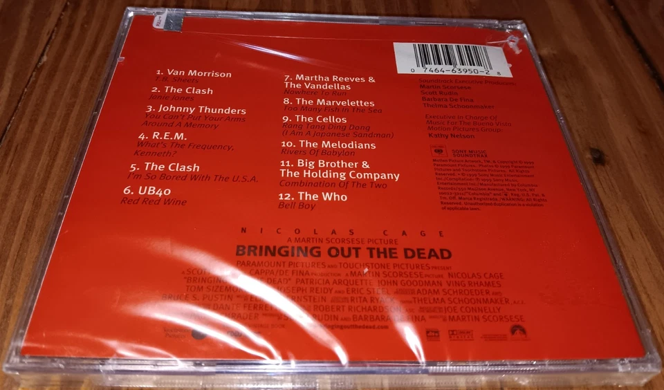 Bringing Out The Dead Music From The Motion Picture SEALED CD w/ Hype Sticker - Image 2 of 4