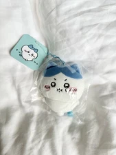 NWT Nagano Chiikawa Authentic Hachiware Angry Pun Plush Mascot Keychain