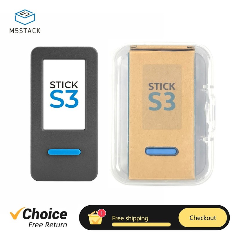 M5Stack StickS3 ESP32-S3 8MB Programmable IoT Controller for Development