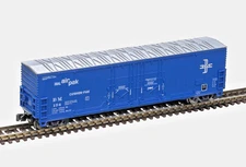 Z Scale Boston & Maine 53' Evans DPD Box Car Atlas Master Line #75 000 018