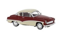 Brekina 27159 H0 1:87 IFA Wartburg 311 Coupe Dunkelrot Hellbeige 1959 NEU OVP