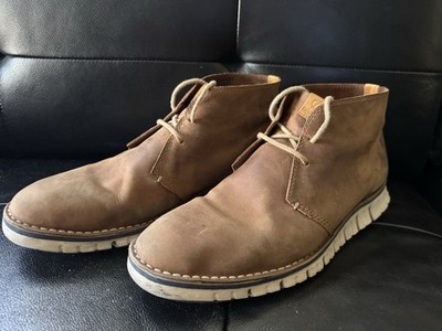 Cole Haan Men Boot Zerogrand Size 11.5 M Brown Chukka Grand 
