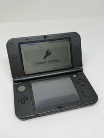 New Nintendo 3DS XL LL Metallic Black Console w/ Charger - USA Seller
