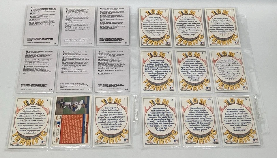 Pacific Trading 1992 - Tom Seaver - Juego de 110 cartas Foto 3 de 4