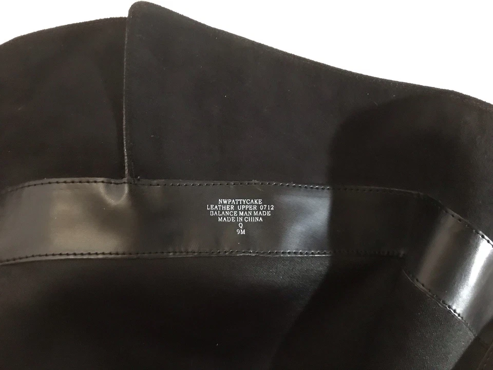 Botas para mujer Nine West de cuero negro sobre la rodilla 9 medianas - excelente forma Foto 3 de 4