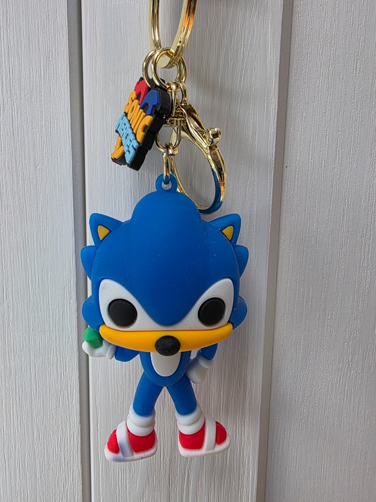 Sonic the Hedgehog Rubber Figure Bag Tag Keychain Key Chain