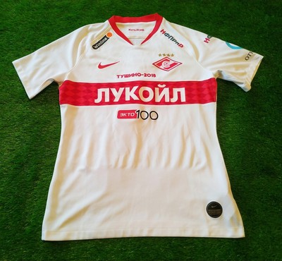 Spartak Moscow Russia 2019 2020 Away Match Worn Football Shirt Jersey Ebay