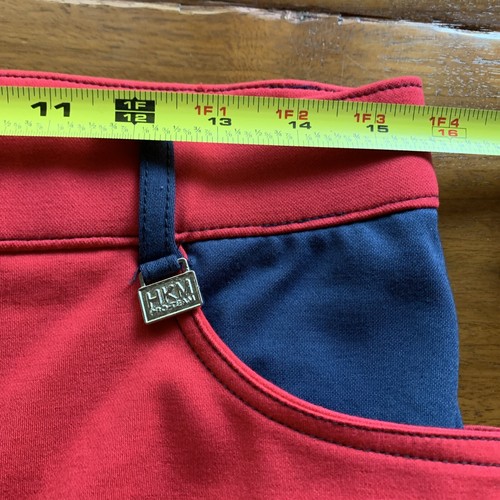 PRO TEAM HKM Womens Full Seat Breeches Actual 31" Waist Riding Pants 27" inseam - Picture 9 of 17