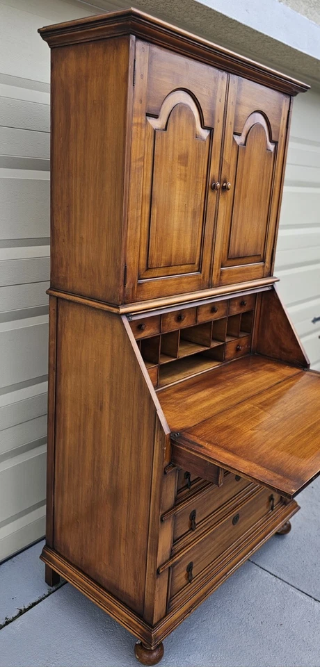 Escritorio de arce secretaria vintage Foto 4 de 4