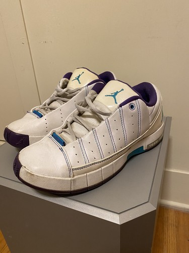 Shoes Sz 7Y White Purple Patent Leather 