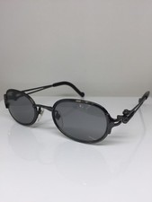 New Vintage Jean Paul Gaultier JPG 56-0004 Sunglasses Gunmetal Grey Made Japan