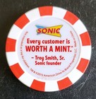 Sonic Advertising Casino Gaming Poker Chip 2015, Weight 12 Grams — photo 1