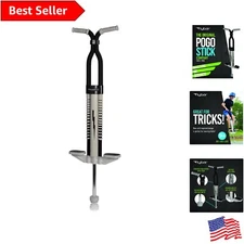 Premium Pogo Stick for Older Kids with Non-Slip Foot Pegs - Stable Bounce