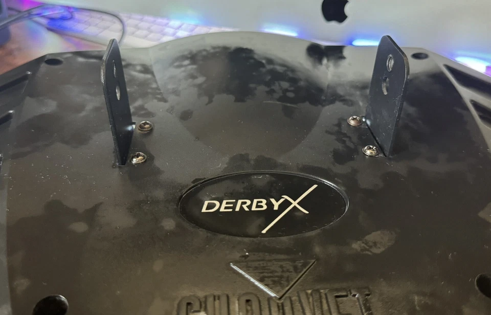 CHAUVET Derby X Black RGB LED Chase Beam Professional DJ Club Fixture - Image 4 of 4