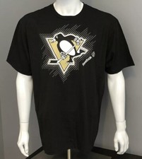 5 Pittsburgh Penguins T-Shirts-Reebok Black Hockey 5 shirts-great gift
