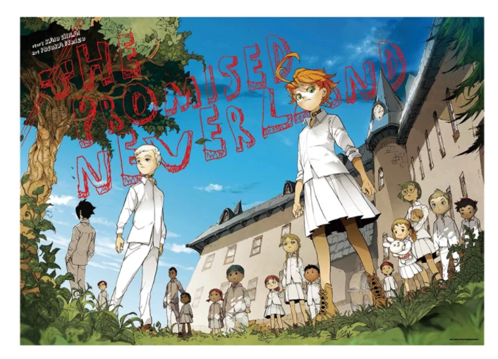 Big Poster Anime The Promised Neverland LO02 90x60 cm