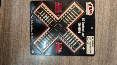 ATLAS 176 90 DEGREE CROSSING NS CODE 100 HO SCALE train track rail ATL176 NEW