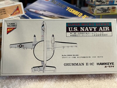 Nichimo, rare Vintage 1:300 Super Micro Series Grumman E2C Hawkeye