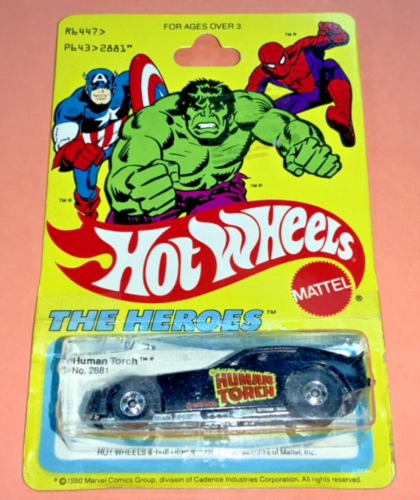 VTG 1980 Hot Wheels The Heroes 1977 Human Torch #2881 - AS IS - 第 1/14 張圖片