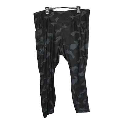 Yogalicious Lux Navy Camo Women's Pull On Leggings Activewear Size Plus  Size 3XL