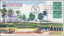 AO-1037–2, 1959, The Hermitage, Add-on Cachet, First Day Cover, SC 1037, Denver 