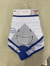 Baby Boys Baby Gear Blue/White 2 Shark Bibs NWT