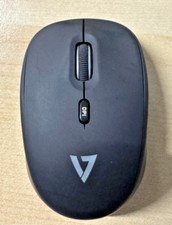 V7 MW100 Wireless Optical Mouse – 2.4GHz, 1600 DPI, Black