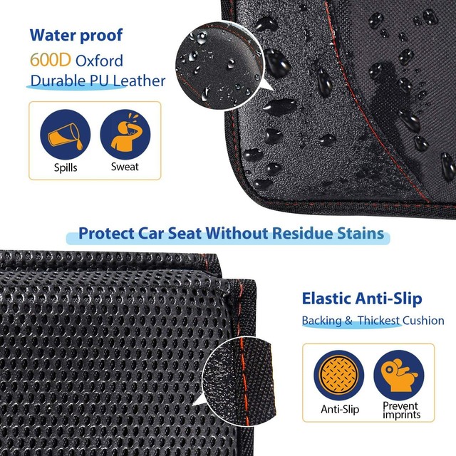 Gimars Thickest EPE Cushion Car Seat Protector Mat XL Large Waterproof