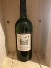 RARE Empty 3 Liter Bottle Of Simi Cabernet  2000