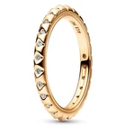 Pandora Women's Ring Pyramid Gold Colored 162800C01